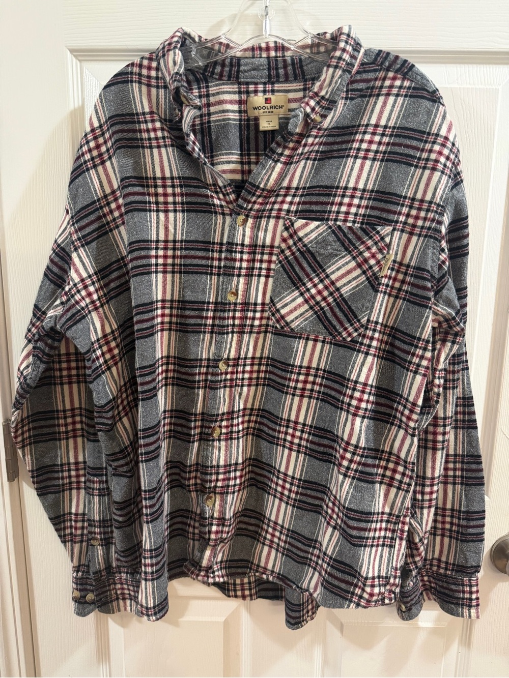 Woolwich Men's XL Plaid Flannel Shirt